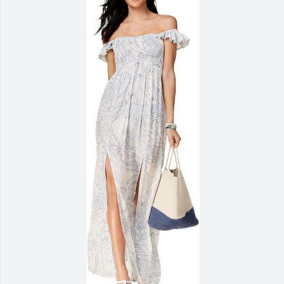 RAVIYA Ruffle Tie Dye Swim Coverup - Picture 1 of 10